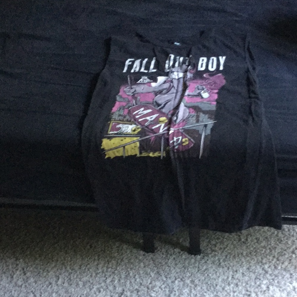 Hot topic fallout boy sleeveless top